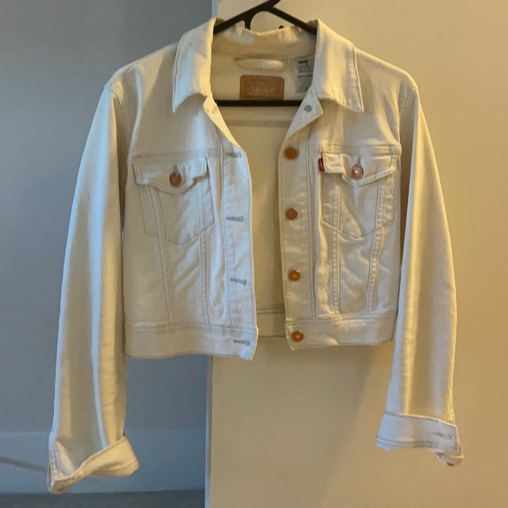 Levi vintage white jean jacket